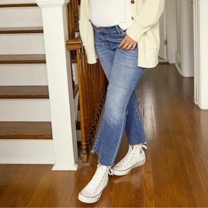 Hatch Cropped Maternity Jeans